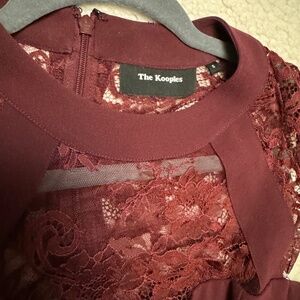 Burgundy Kooples dress